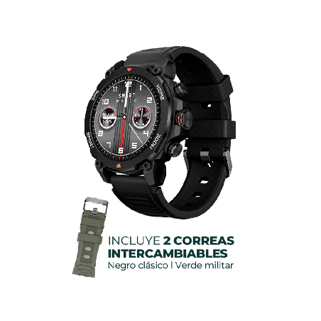 SMARTWATCH FTXG6-BB 57MM NEGRO+ 1 CORREA VERDE EXTRA 135043