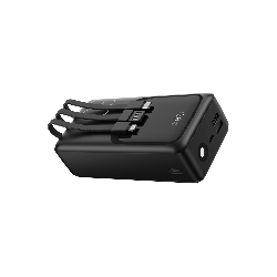 CARG PORTATIL FTX 30000MAH 22.5W PB-30LCD-BK POWER BANK NEGRO C/CAB IN