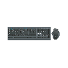 TECLADO+MOUSE WIR/BT FTX KM500 NUM/POR/RECARGABLE NEGRO 128823