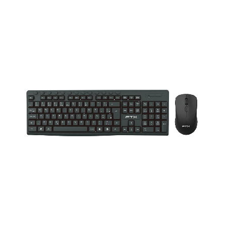 TECLADO+MOUSE WIR FTX KM250 MULT/NUM/POR/NEGRO 128786