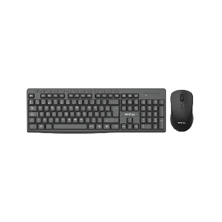 TECLADO+MOUSE WIR FTX KM250 MULT/NUM/ESP/NEGRO 128779