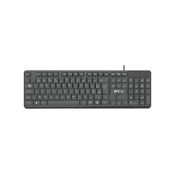 TECLADO USB FTX K87 NUM/POR/NEGRO 128687