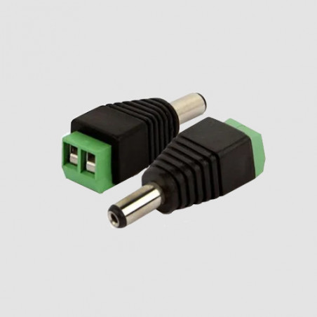 Conector DC P4 Macho Tornillo