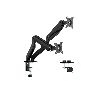 SOPORTE P/2MON 17" A 32" FTX C096E 9KG/ART/INC/GIR/ROT180/NEGRO
