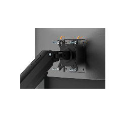SOPORTE P/2MON 17" A 32" FTX C096E 9KG/ART/INC/GIR/ROT180/NEGRO