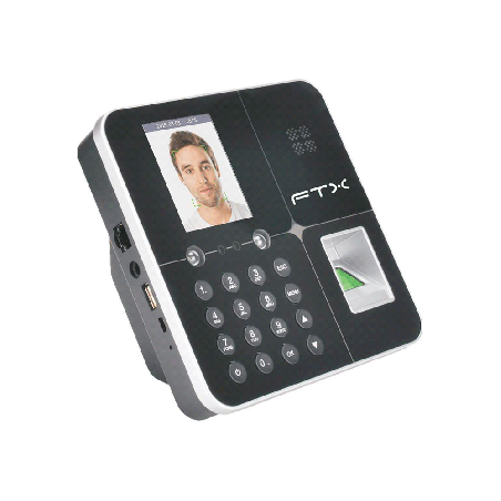 RELOJ/MARCADOR FTX BIOMET. RJ45/DE HUELLA/FACIAL FBM-01 NEGRO