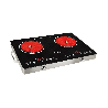 PLACA COCINA VITRO FTX 7000W 220V DIG/2HORN/NEGRO C/SELEC FEC-2H