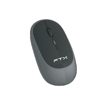 MOUSE WIR/BT FTX MWB59 1600DPI/4 BOT/RECARGABLE/NEGRO-GRIS 128953