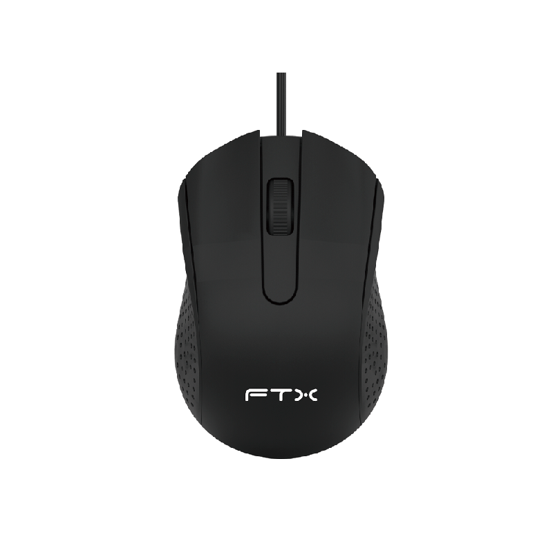 MOUSE USB FTX M62 1200DPI/3 BOT/1.1M/NEGRO 128847