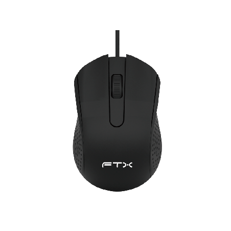 MOUSE USB FTX M62 1200DPI/3 BOT/1.1M/NEGRO 128847