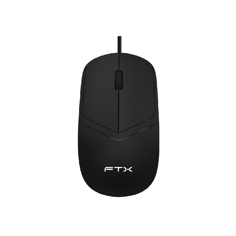 MOUSE USB FTX M47 1200DPI/3 BOT/1.1M/NEGRO 128830