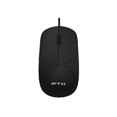 MOUSE USB FTX M47 1200DPI/3 BOT/1.1M/NEGRO 128830