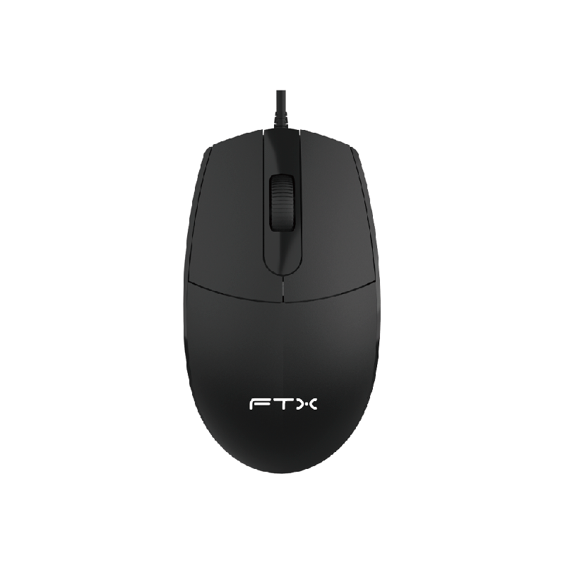 MOUSE USB FTX M39 1200DPI/3 BOT/1.4M/NEGRO 128854