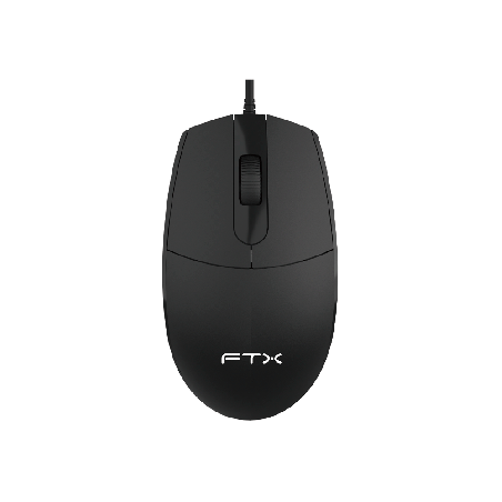 MOUSE USB FTX M39 1200DPI/3 BOT/1.4M/NEGRO 128854