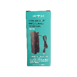 LECTOR TARJETA FTX USB BANDA MAGNETICA BIDIRECCIONAL MCR-100 NEGRO