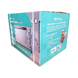 HORNO ELECTRICO FTX 60L 2500W 220V PLATA ESPEJADO EO2-602S 132639