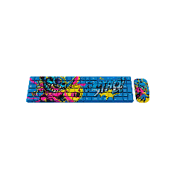 TECLADO+MOUSE WIR XTECH XTK-D312ST STITCH NUM/ESP/AZUL