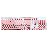 TECLADO+MOUSE WIR FTXGK600 NUM/POR/BLA-ROSA 099666