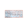TECLADO BT FTXB1000 ULTRA SLIM ESP/ROSA 099536