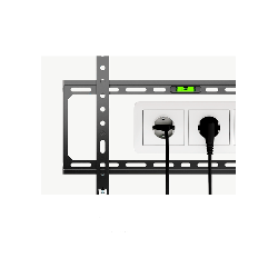 SOPORTE P/TV 32" A 75" FTX 176F 45KG/FIJO NEGRO