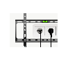SOPORTE P/TV 32" A 75" FTX 176F 45KG/FIJO NEGRO