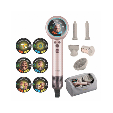 SECADOR DE CABELLO FTX 2200W 220V ROSA 5 EN 1 HY2-205 127888