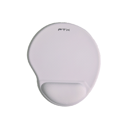 MOUSE PAD 31X27CM FTX FTXMPG01-WH C/ APOYO GEL BLANCO 124368