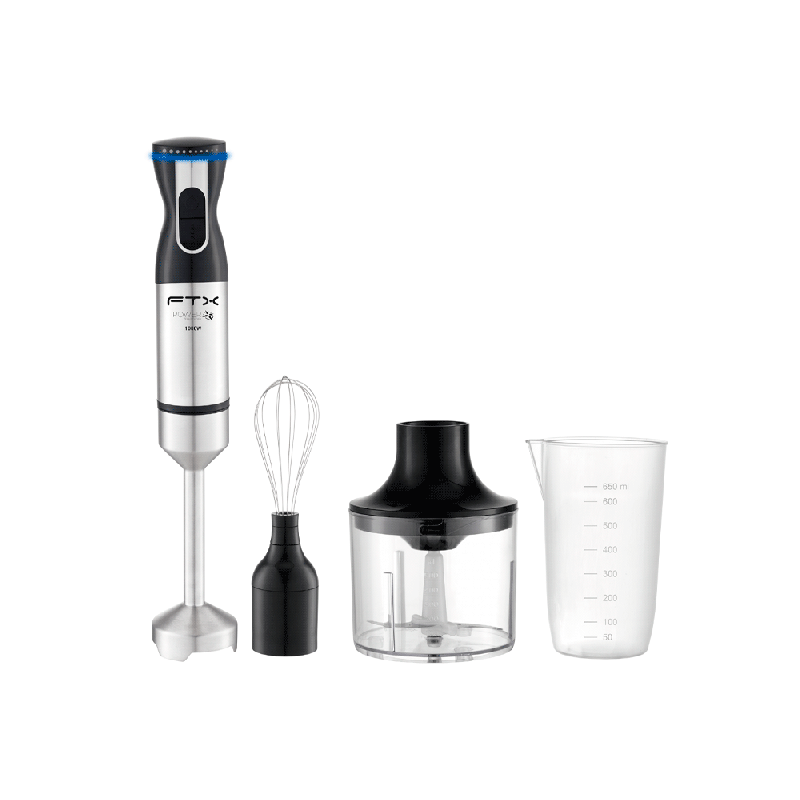 MIXER DE ALIMENTOS FTX 1000W 220V 3 EN 1 C/VASO INOX HB2-01 126201