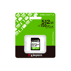 MEM SD KINGSTON 512GB SDS3/512GB 150 CANVAS SELECT PLUS CLASS 10