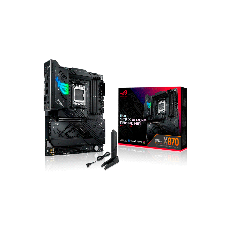 MB AM5 X870-F GAMING WIFI ROG STRIX DDR5 ASUS S/R/HDMI/DP/4M2/USB4/ATX