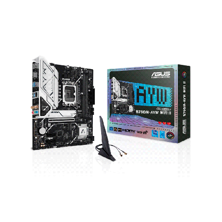 MB 1700 B760M-AYW WIFI II DDR5 ASUS S/R/HDMI/2M2/USB3.2/MATX