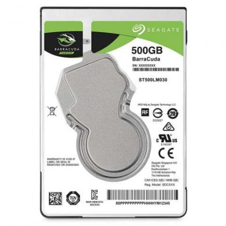 Disco Duro para Notebook 500GB Seagate 5400