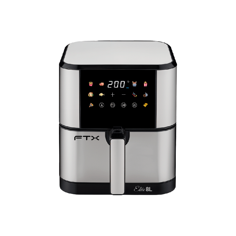 FREIDORA S/ACEITE FTX ELITE 8L 1800W 220V NEG/ACERO INOX DIG AF2-08V1