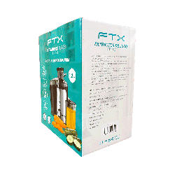 EXTRACTOR DE JUGO FTX 1000W 1.2L 220V/2VEL NEGR/ACERO INOX J-L1