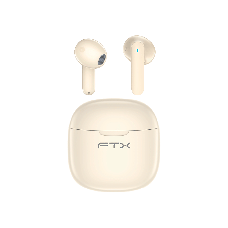 AURI EARPHONE FTX E68-BG BT/MIC/ENC/TOUCH/IPX6 BEIGE 124597