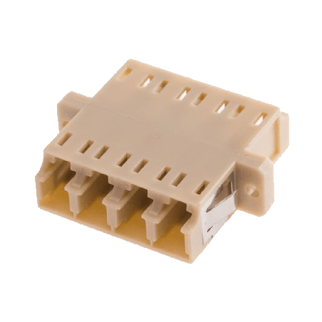 ADAPTADOR FIBRA O. DUPLEX LC MM OM3 AMP