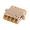 ADAPTADOR FIBRA O. DUPLEX LC MM OM3 AMP