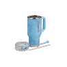 VASO TERM IGLOO  950ML SSTL TRVL MUG ICE DYE C/PAJITA AZUL 4P 71309