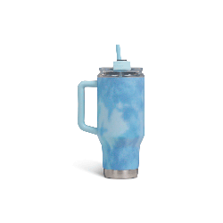 VASO TERM IGLOO  950ML SSTL TRVL MUG ICE DYE C/PAJITA AZUL 4P 71309