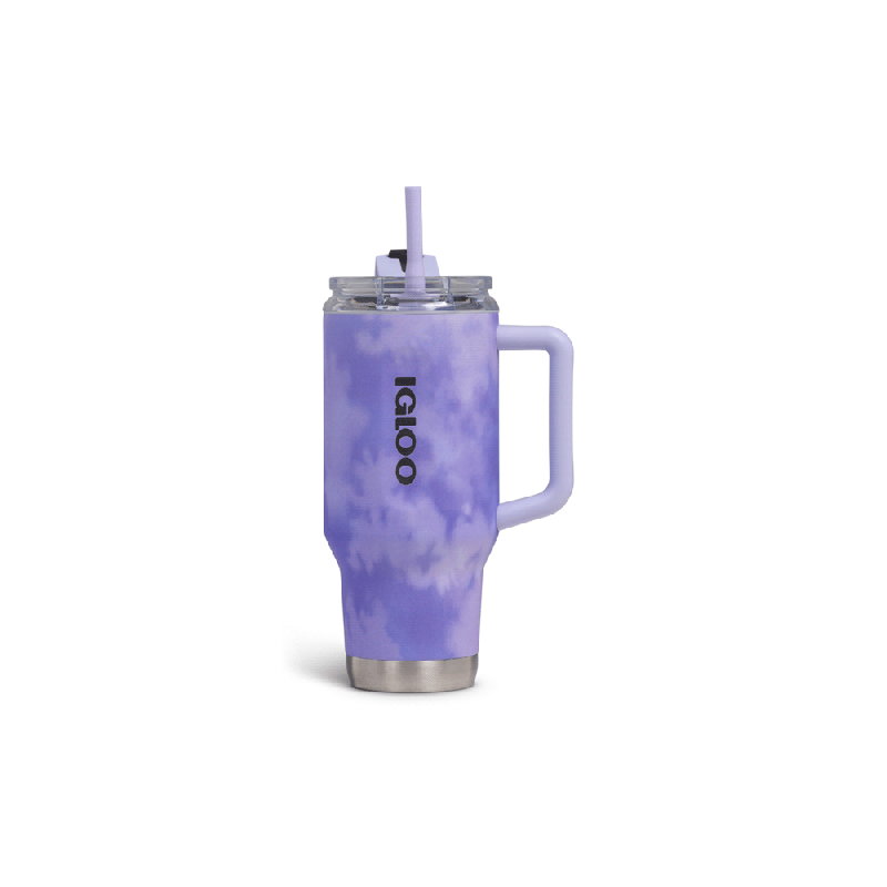 VASO TERM IGLOO  950ML SSTL TRVL MUG ICE DYE C/PAJITA LILA 4P 71310