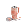 VASO TERM IGLOO  950ML SSTL TRVL MUG ICE DYE C/PAJITA NARANJA 4P 71312