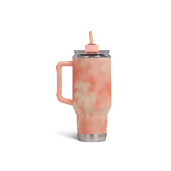 VASO TERM IGLOO  950ML SSTL TRVL MUG ICE DYE C/PAJITA NARANJA 4P 71312