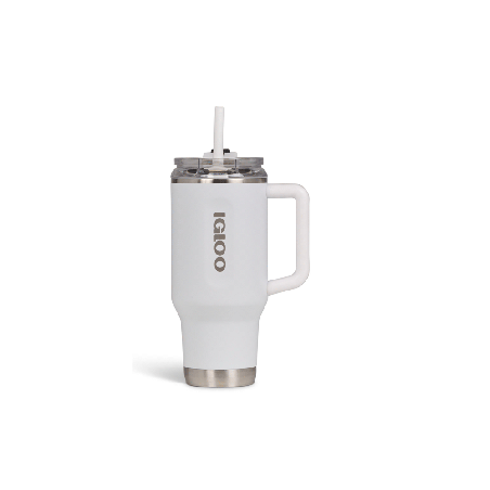 VASO TERM IGLOO  950ML SSTL TRVL MUG C/PAJITA BLANCO 4P 71221