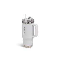VASO TERM IGLOO  950ML SSTL TRVL MUG C/PAJITA BLANCO 4P 71221