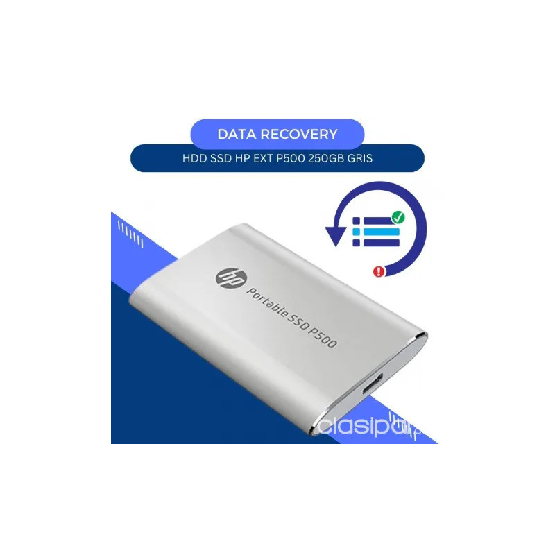 Disco Duro SSD 250GB HP Ext 7PD51AA-ABC P500 Gris