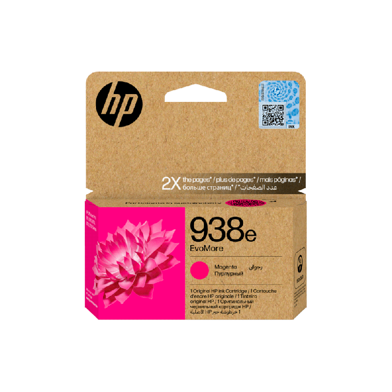 TINTA HP  938E MAGENTA EVOMORE 4S6Y0PL 20ML