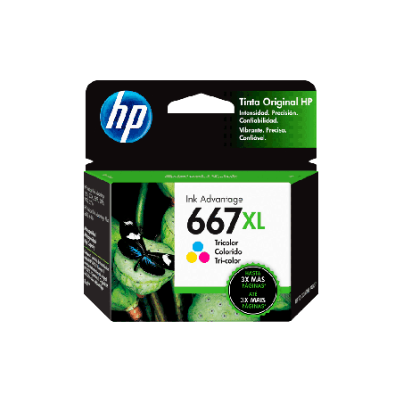 TINTA HP  667XL COLOR 3YM80AL DJ 2775 8ML