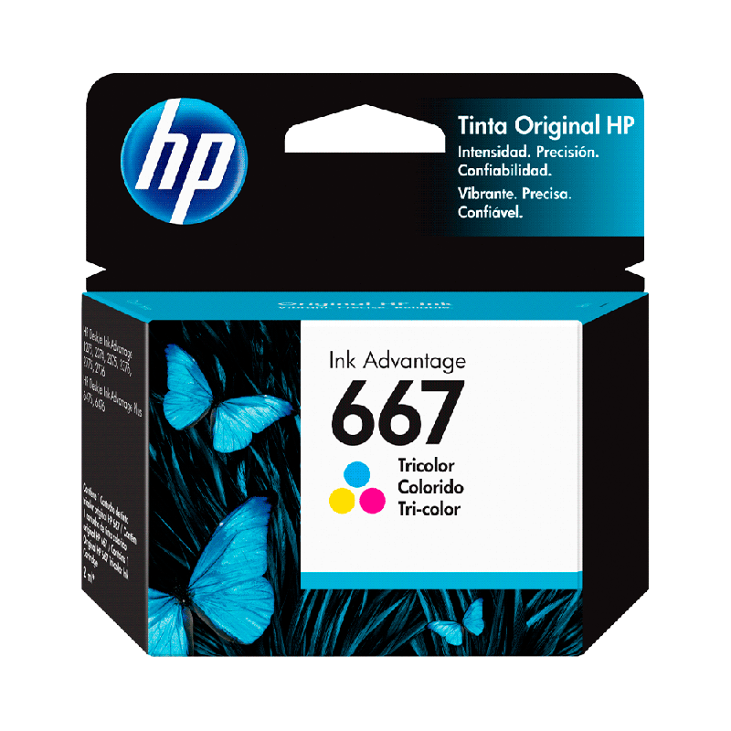 TINTA HP  667 COLOR 3YM78AL DJ 2775 2ML