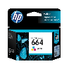 TINTA HP  664 COLOR F6V28AL DJ 2135 2ML