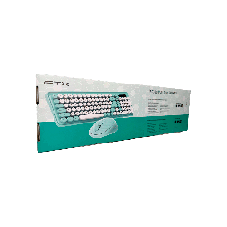 TECLADO+MOUSE WIR/BT FTXGK02 NUM/ESP/VERD 106159